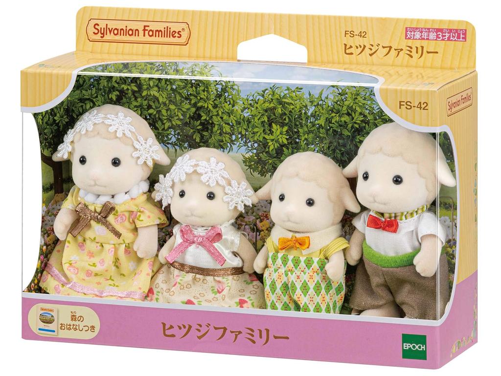 Кукла Sylvanian Families ST Mark Сертификация Возраст Игрушка Кукольный домик Sylvanian Families EPOCH [Семейство Овец] FS-42 3+