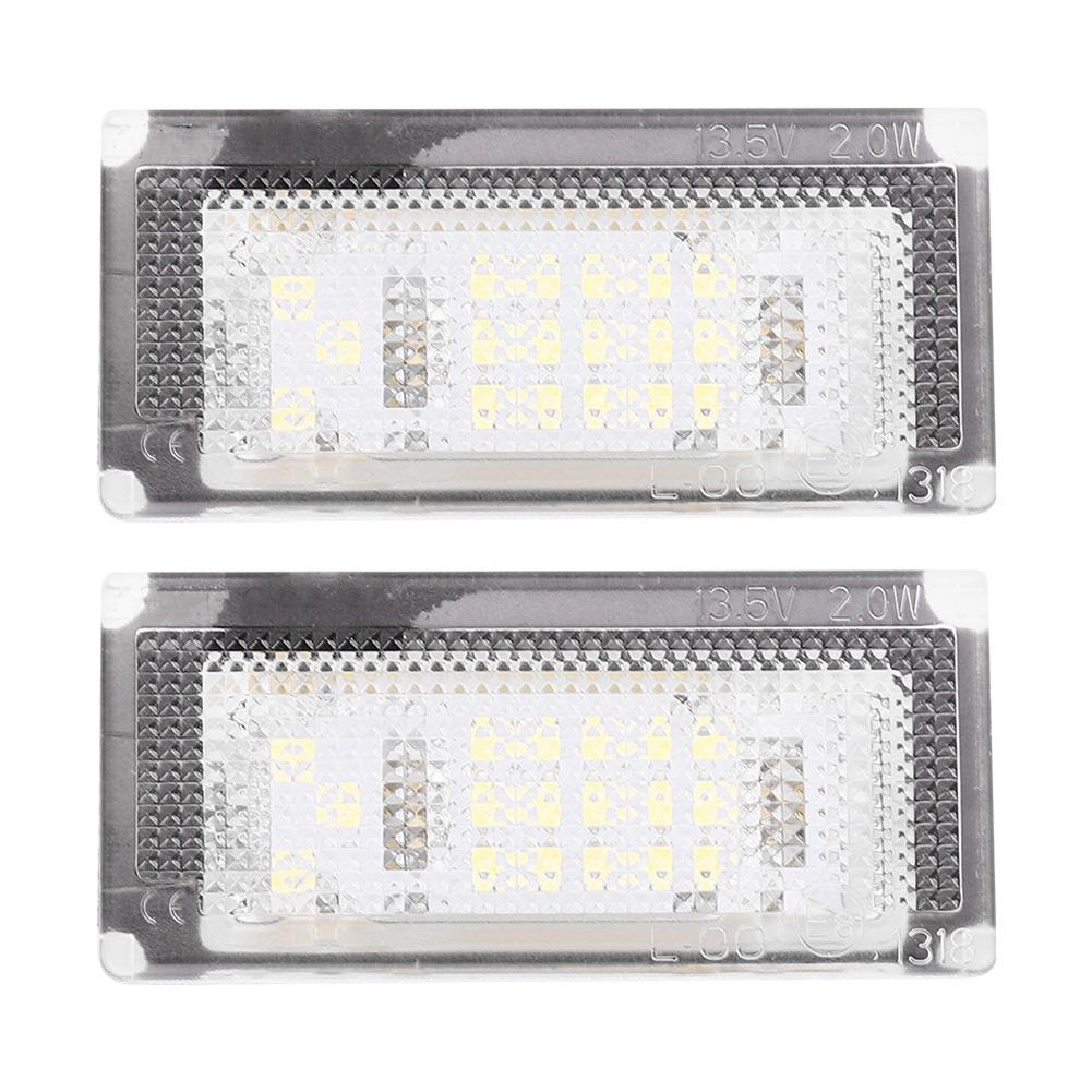 1 пара 12 В 18 светодиодов SMD Лампа подсветки номерного знака подходит для Mini Cooper S R53 2001 2006