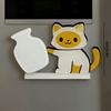 Коллекционер кошачьих усов Ваза для кошачьих усов Магнит на холодильник Усы Кошки Магнитные наклейки Коробка для хранения кошачьих усов
