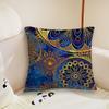 Чехол для подушки с узором BBohemia Наволочка Плюшевая ткань Мягкий двусторонний принт Чехол для диванной подушки Подушки-плед