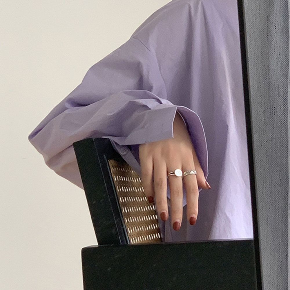 Холодный и легкий ветер открытый палец кольцо темперамент пара кольцо ниша дизайн повседневные ювелирные изделия женский