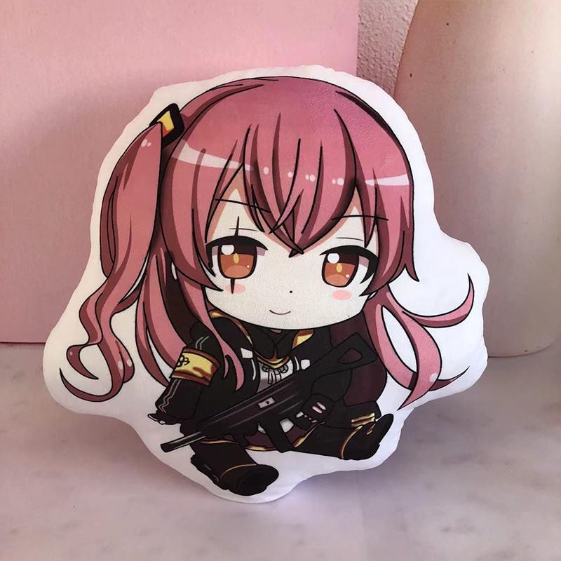 Soft And Crystal Super Soft Girls' Frontline Plush Pillow Star15 Double-sided Print Plush Keychain Pendant Doll