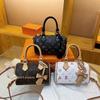 2025 Trendy Boston Handbag: Lightweight Luxury Single Shoulder/Crossbody with Stylish Print for Women