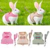 Breathable Mesh Harness and Leash Set for Rabbits Ferrets with Adjustable Size for Various Season Small Animal Supply
