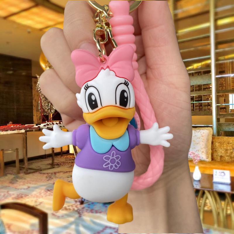 Милый Брелок Микки Минни Мультяшная Аниме Фигурка Брелок Для Сумки Студента Брелок Для Ключей Машины Подвеска Подарки