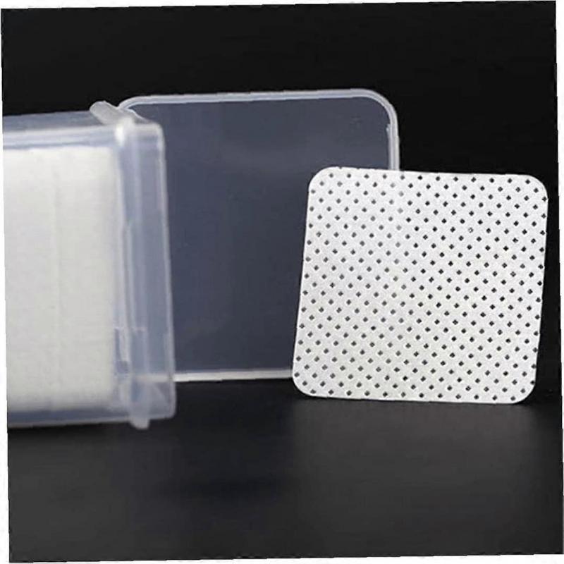 200pcs Lint Free Cotton Pads Eyelash  Remover Wipe Pads  Cleaner Pads for Extension Cleaning Cotton Pads