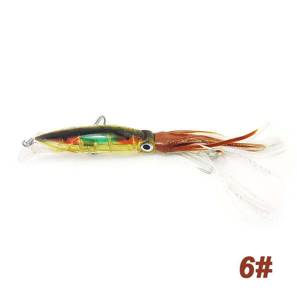 1 шт. 14 см/40 г приманка с усами тройной крючок дизайн морской рыбалки осьминог дальний заброс приманка рыболовные снасти аксессуар