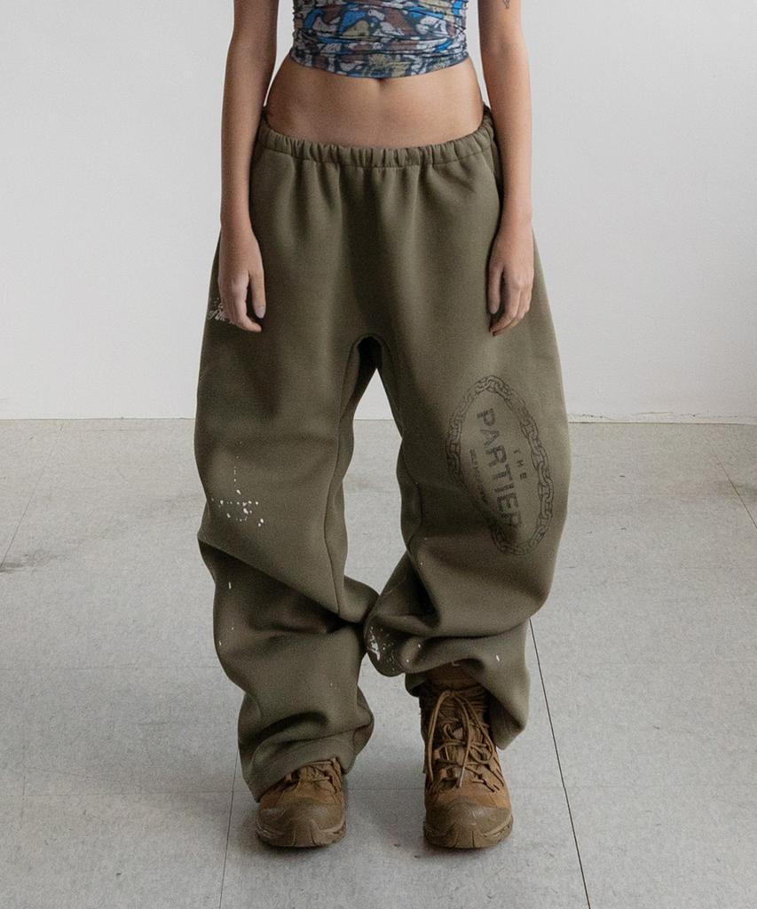 PUNCH DRUNK PARTIES Partier Dirt Sweatpants (Khaki)