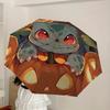 1pc Halloween, Pokémon [Automatic Folding Umbrella] Durable Iron Frame & Rod, Portable Folding, All Seasons, Home Travel Outdoor, Makes a Great Holida