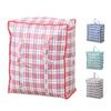 Сумка для хранения одеяла с клетчатым узором, грязезащитная пластиковая сумка для хранения одеял, экономящая пространство для общежития