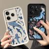 Чехол с коралловой морской черепахой и китом для Xiaomi Redmi Note 14 Pro 4G 5G Funda Redmi Note 13 Pro+ 5G 12 11 Ударопрочный силиконовый мягкий чехол