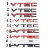 1PC Car 3D Metal i-VTEC VTEC Car Rear Trunk Body Emblem Badge Stickers For CRV City Civic Hornet City Accord Insight Odyssey