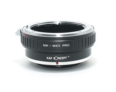 Адаптер для объектива Nikon AI на крепление Micro Four Thirds PRO с салфеткой для протирки линз K&F m4/3 NF-M43-PRO (KFM43PRO)