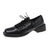 Fashion Hot Selling Women's Solid Color Low-top Shoes 2025 New Autumn Fashionable Trendy Casual Mid-mouth Lace-up Design Low-top Shoes