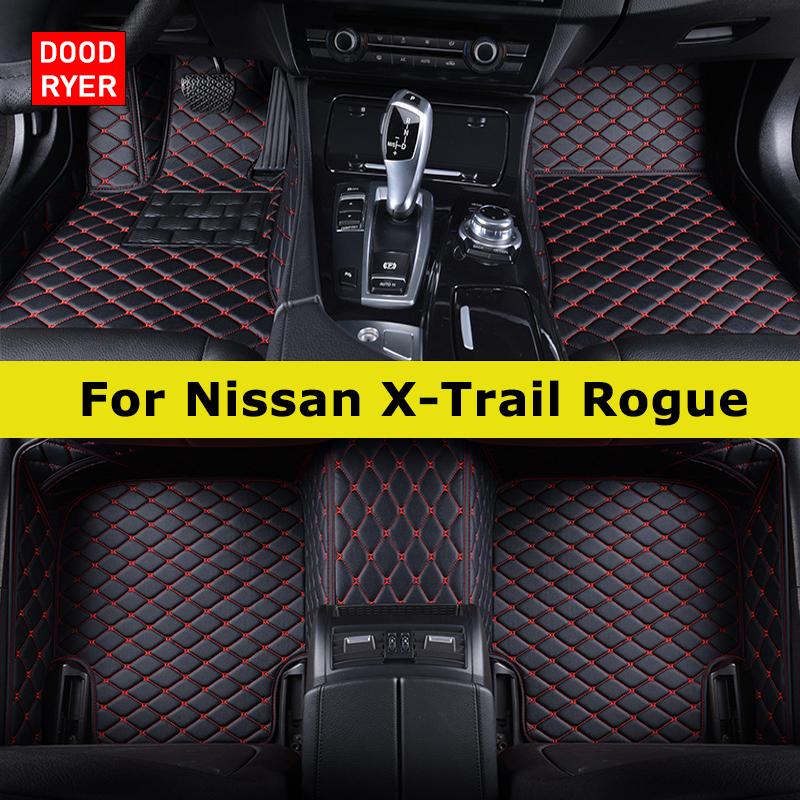 DOODRYER Custom Car Коврики для Nissan XTrail Rogue X-Trail Автоковры Аксессуары для ног Coche
