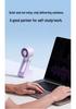 Portable Handheld Cooling Fan with Digital Display, Long Battery Life, USB Rechargeable, Foldable Design for Outdoor Use