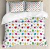3pcs Bedding Set Dandelion Ladybug White Home Textile Duvet Cover Pillow Case Boy Kid Teen Girl Bedding Covers Set