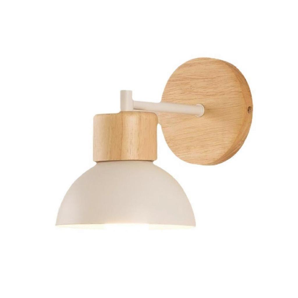 Nordic Style Wood Wall Lamp: Perfect for Living Room, Bedroom, Study, Kid's Room & Hallway Decoration