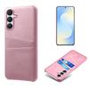 For Samsung Galaxy S25 FE Case Dual Card Slots PU Leather + Hard PC Phone Cover