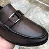 Повседневная мужская кожаная обувь из натуральной кожи 2024 года, весна/осень, новые мужские лоферы, дизайнерская обувь для мужчин, слипоны