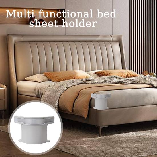 8/16Pcs Bed Sheet Holder with Lock Strip Heavy Duty Bedsheet Corner Fastener Keep Sheets Tight All Mattress Size Fitted Sheet Fixing Clip Keeper