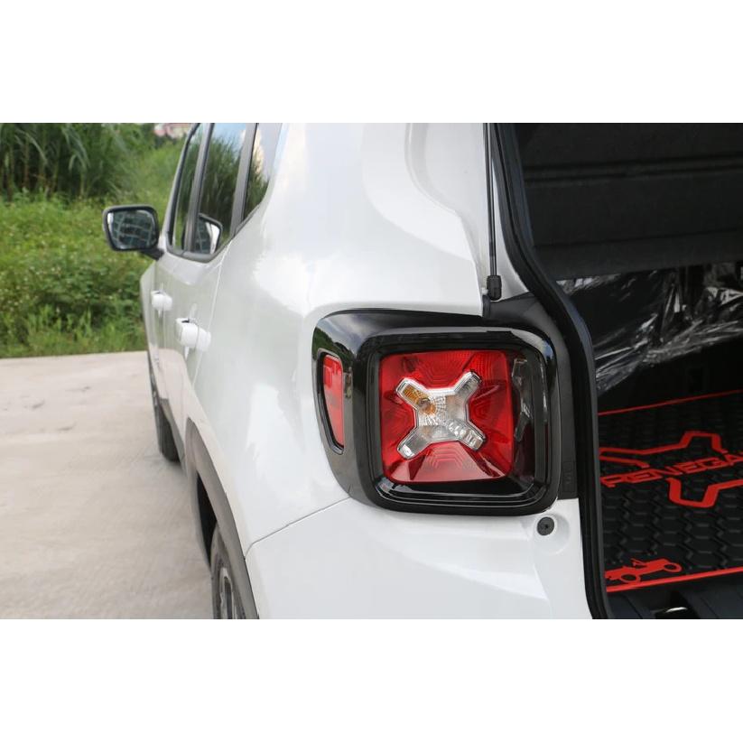 Car Rear Tail Light Lamp Decoration Cover for Jeep Renegade 2016 2017 2018 2019 2020 2021 2022 Lamp Hood Exterior Accessories