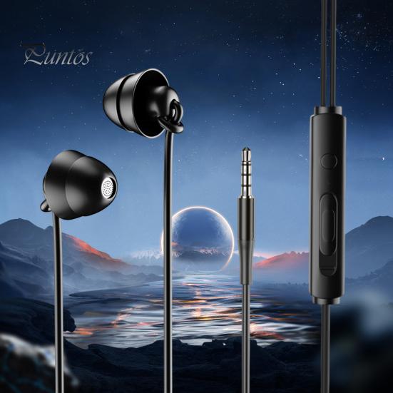 Проводные наушники с шумоподавлением и микрофоном. Улучшенный звук. Универсальные наушники-вкладыши 3,5 мм/Type-C. Спортивные принадлежности для сна.