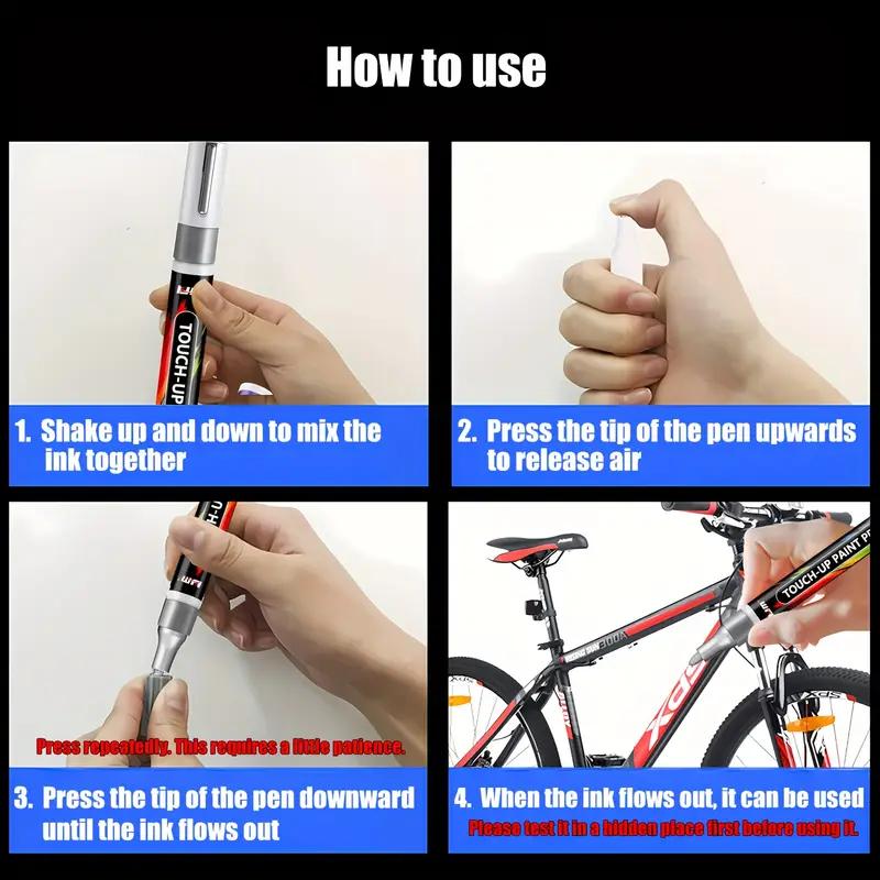 Воск для удаления царапин с велосипеда - Многоцелевой карандаш для подкраски окрашенных поверхностей, мотоцикла, автомобиля, велосипеда