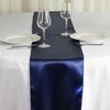 Pack of 4 Satin 12 X 108 inch Luxury Satin Table Runner, Perfect for Weddings, Holiday Dining, Banquets, Parties, & Events, Formal Dining & Home