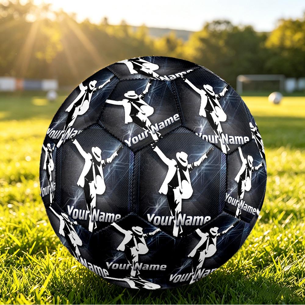 Personalized Size 5 Football Michael Jackson Pattern Outdoor Game Sports Ball Gift
