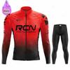 2025  Team Winter Thermal Fleece Cycling Clothing Men's Jersey Suit Warm Bicycle Bike Clothes MTB Maílllot Ciclismo Hombre