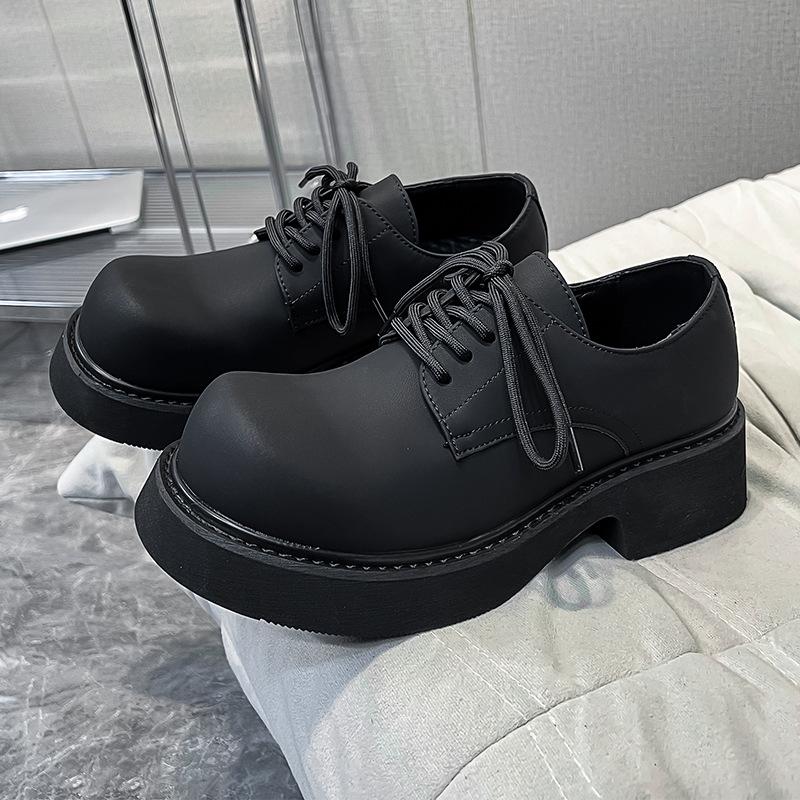 Большой размер мужские повседневные деловые свадебные формальные туфли на шнуровке черно-белая обувь на платформе оригинальная кожаная обувь джентльмен