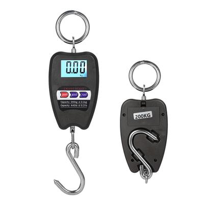 Цифровые подвесные весы весом 440 фунтов с точными датчиками. Ручные мини-крановые весы весом 200 кг с крючками для