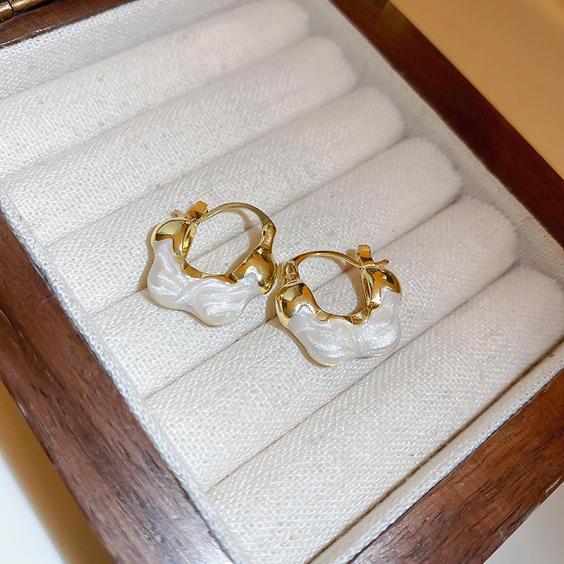 Серьги Love с геометрическим рисунком, простые серьги с цветами, модные серьги с темпераментом, элитные серьги, подарки