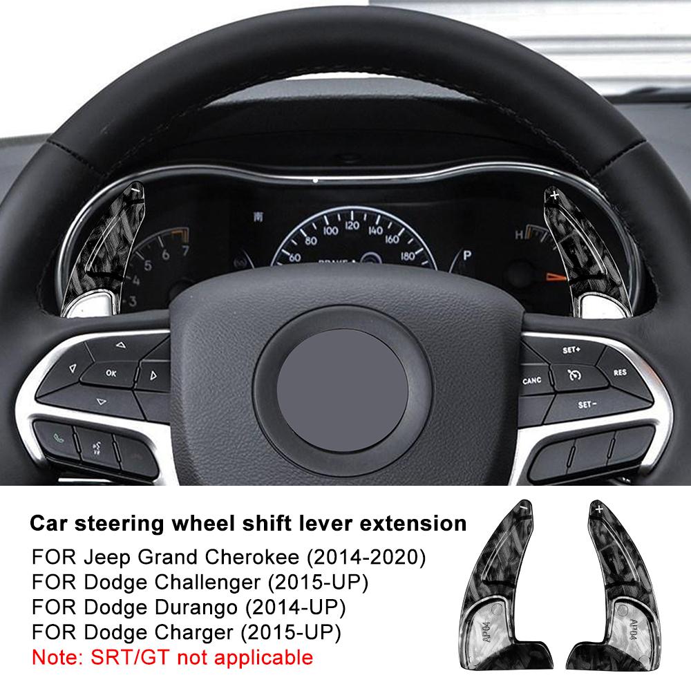 Car Steering Wheel Shift Lever Extension for Jeep Grand Cherokee 2014-2020 Dodge Durango 2014-2023 Dodge Charger 2015-2023 wq1