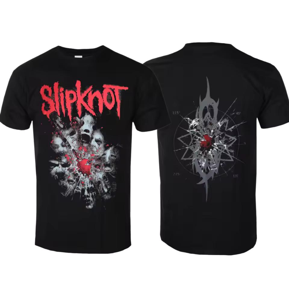 Slipknot - Shattered Art Pattern Metal Band T-shirt - Casual Trendy Style Cotton T-shirt Suitable for Both Men and Women