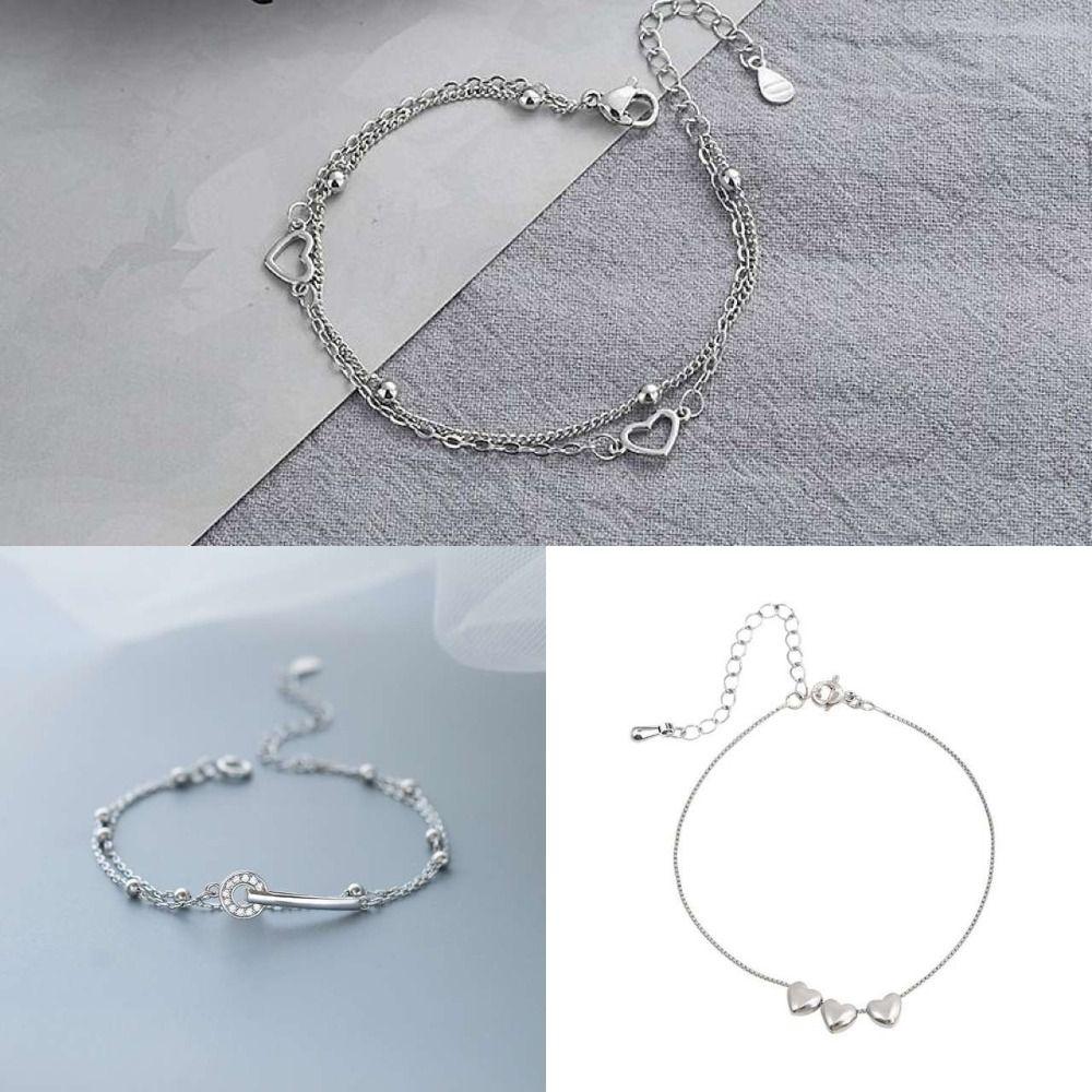 Circle Niche Design Fashion Jewelry Hand Chain Korean Style Bracelet Women Double Layer Bracelet