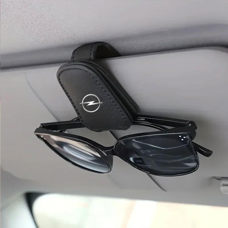Car Sun Visor Glasses Case Holder Sunglasses Clip Rescue For Opel Astra j Insignia Astra g Corsa Zafira b Mokka Vivaro Meriva Ld1