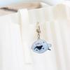 Keychain Pendant Decorative Plush Stuffed No Odor Stainless Chain Bag Decoration Soft Touch Whale Penguin Seal Keychain Plush Doll Car Decor Stuff