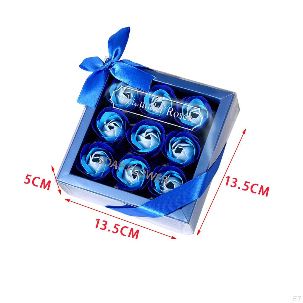 Набор мыльных роз ручной работы в подарочной коробке На годовщину Мягкое прикосновение День святого Валентина для