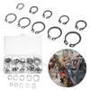 External/Internal Stainless Steel E-type Cir Clip Collar Washer Lock Snap Ring Circlip Set