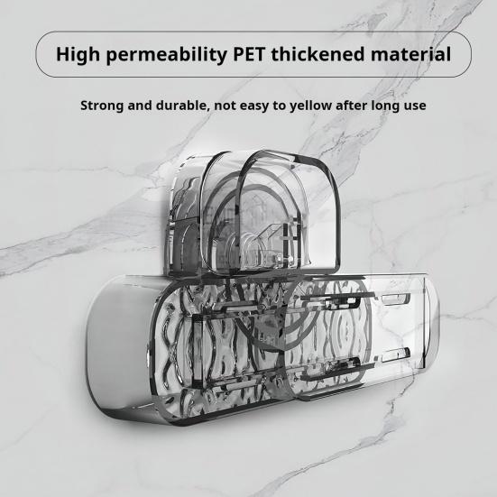Держатель для присоски, стойка для хранения, прочная, несущая, простая установка, съемный органайзер для бутылок в ванной