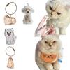 Прозрачная капсула-подвеска для хранения кошачьей шерсти Gacha Коробка для хранения кошачьей шерсти Брелок Памятный автомобильный подвес