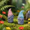 3 Pcs Gnome Garden Hear See Speak Stakes Resin Miniature No Evil Gnome