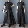 Женское комбинированное длинное платье, свободное плиссированное платье