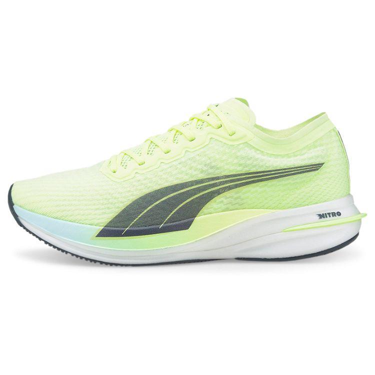 Puma Deviate Nitro Fizzy Light Men Sneakers Yellow Dark-Slate 194449-13