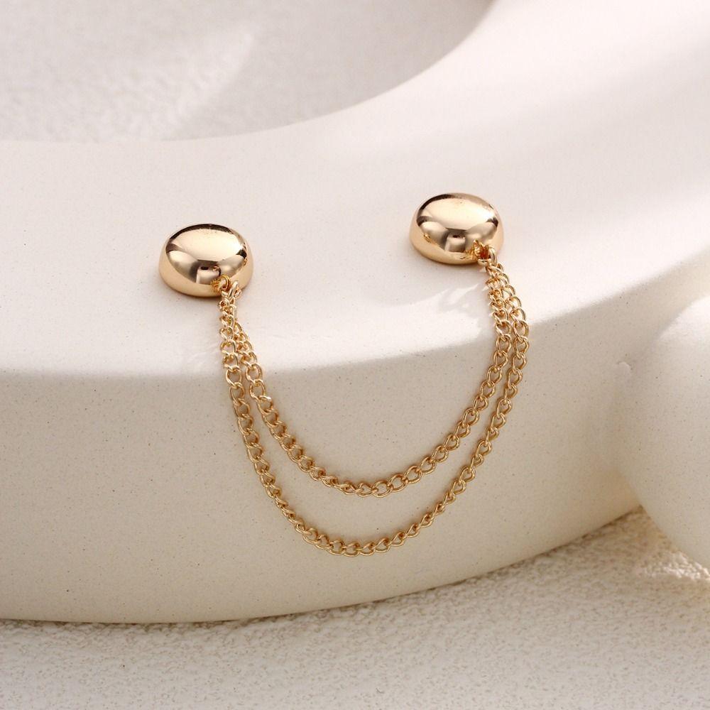 Exquisite Chain Brooch Buckle Alloy Change Shorts Legs Buckle For Hijab Scarf