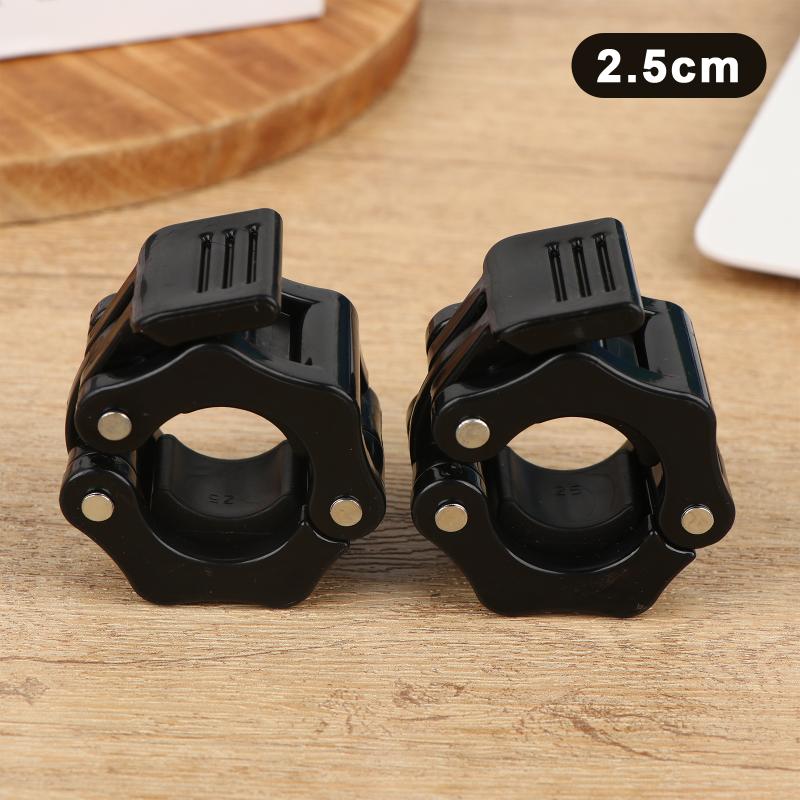 25/28Mm Heavy Duty Barbell Clips Collar Quick Release Locking Clamps Fixing Nut Clips For Weightlifting Fitness Accessories
