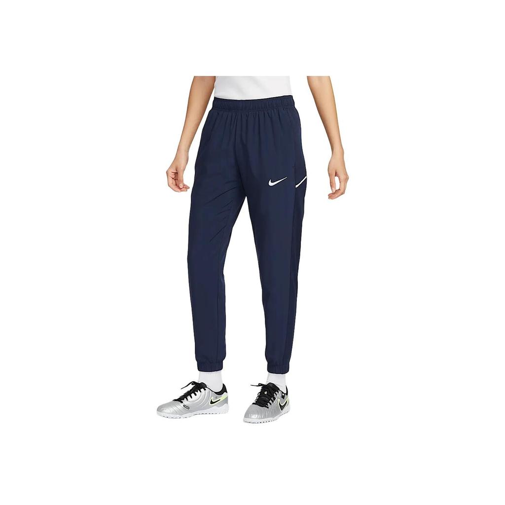 Nike Dri-Fit Модные Универсальные Приятные к коже Быстросохнущие Вязаные Спортивные Брюки Женские Брюки Темно-синий IB8907-410