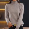 Tooxika Autumn And Winter New Women's Solid Color High Collar Long Sleeve Knitted Sweater Top Thick Bottoming Sweater
